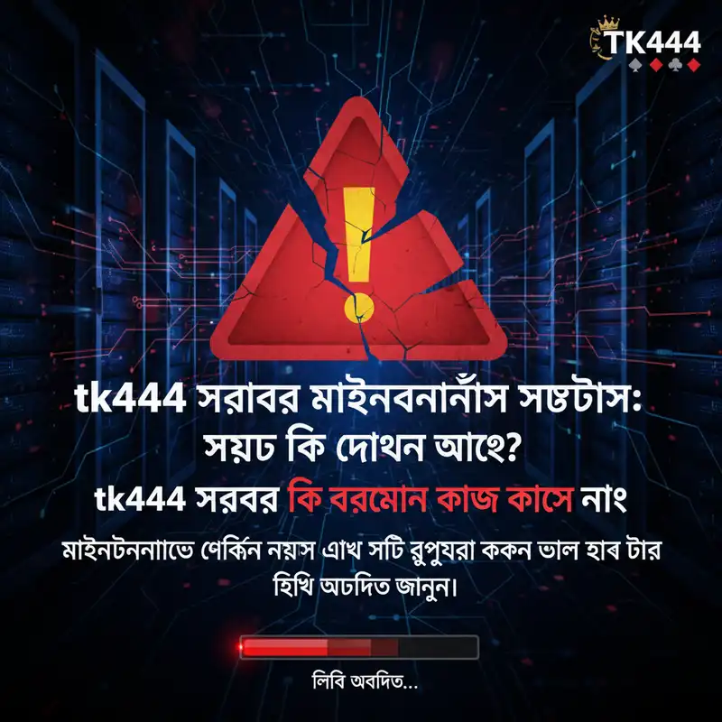 tk444 সার্ভার মেইনটেন্যান্স লাইভ স্ট্যাটাস আপডেট